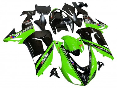 Discount 2006-2007 Green Black Elf Touch4 3M Kawasaki ZX10R Motorcycle Fairings Canada