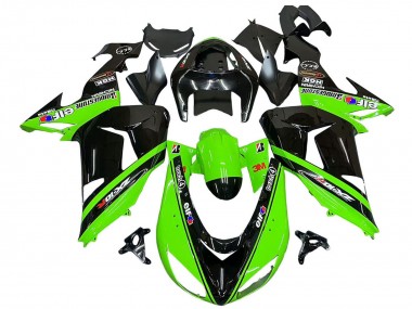 Discount 2006-2007 Green Black Elf Touch4 3M Kawasaki ZX10R Motorcycle Fairings Canada