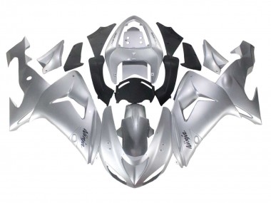 Discount 2006-2007 Silver Black Ninja Kawasaki ZX10R Motorcycle Fairings Canada