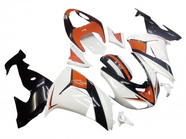 Discount 2006-2007 White Orange Black Kawasaki ZX10R Motorcycle Fairings Canada