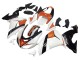 Discount 2006-2007 White Orange Black Kawasaki ZX10R Motorcycle Fairings Canada