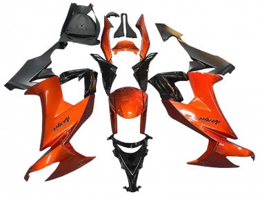 Discount 2008-2010 Burnt Orange Black Kawasaki ZX10R Motorcycle Fairings Canada