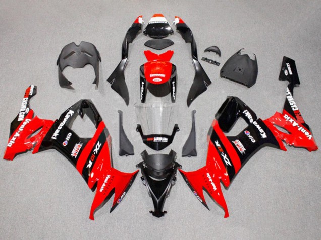 Discount 2008-2010 Red Black Kick Elf Kawasaki ZX10R Motorcycle Fairings Canada