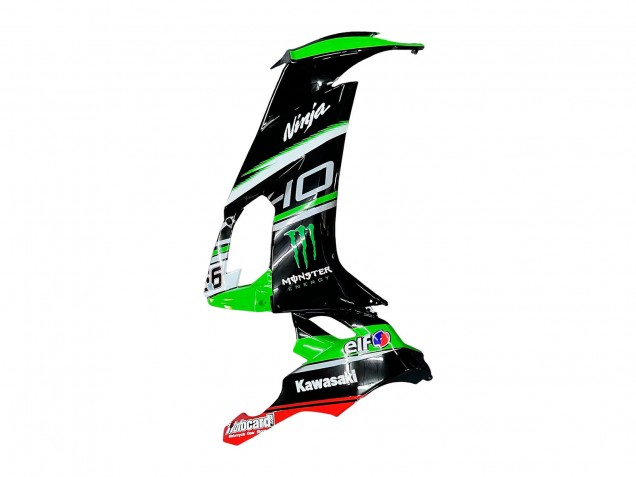 Discount 2008-2010 Green White Red Black Monster Elf 66 Kawasaki ZX10R Motorcycle Fairings Canada