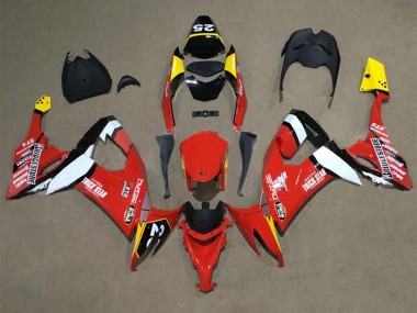Discount 2008-2010 Red Yellow White Black Kawasaki ZX10R Motorcycle Fairings Canada