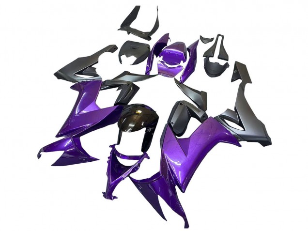 Discount 2008-2010 Purple Black Kawasaki ZX10R Motorcycle Fairings Canada