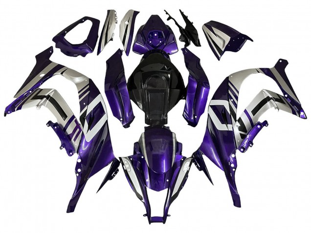 Discount 2008-2010 Purple Silver Black Kawasaki ZX10R Motorcycle Fairings Canada