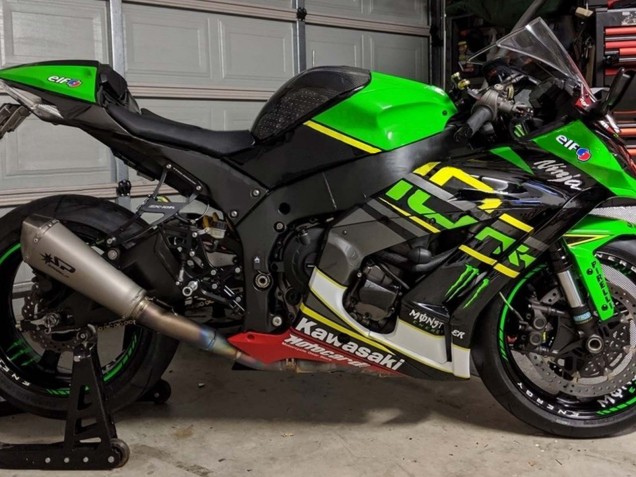 Discount 2011-2015 Green Yellow Black White Elf Monster Kawasaki ZX10R Motorcycle Fairings Canada
