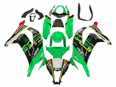 Discount 2011-2015 Green Yellow Black White Elf Monster Kawasaki ZX10R Motorcycle Fairings Canada