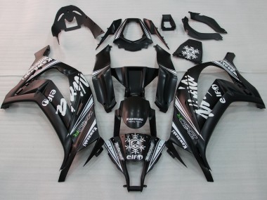 Discount 2011-2015 Glossy Black White Elf Snow Decal Kawasaki ZX10R Motorcycle Fairings Canada