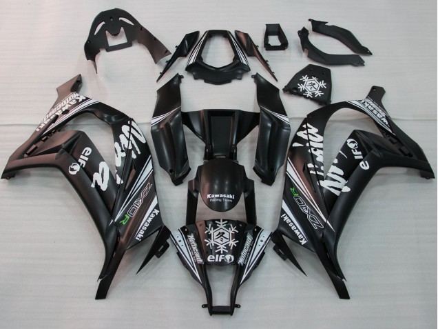 Discount 2011-2015 Glossy Black White Elf Snow Decal Kawasaki ZX10R Motorcycle Fairings Canada