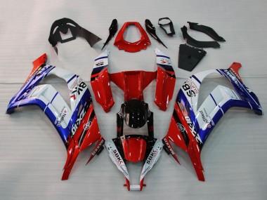 Discount 2011-2015 White Blue Red Black SBK Maxxis Kawasaki ZX10R Motorcycle Fairings Canada