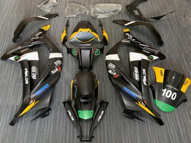 Discount 2011-2015 Matte Black White Yellow Green Elf Trick Star Frtr 100 Kawasaki ZX10R Motorcycle Fairings Canada