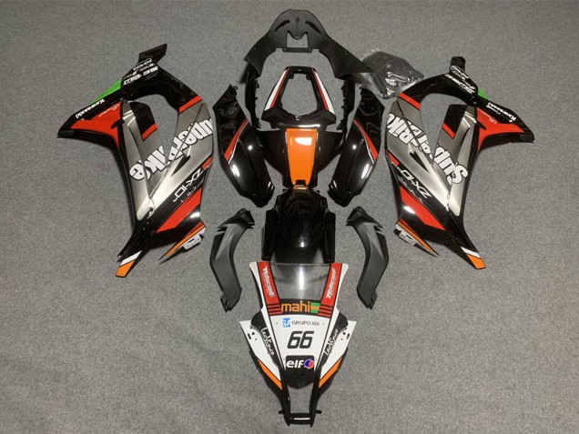 Discount 2011-2015 White Orange Black Mahi Elf 66 Superbike Kawasaki ZX10R Motorcycle Fairings Canada