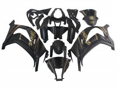 Discount 2011-2015 Matte Black Gold Snow Elf Kawasaki ZX10R Motorcycle Fairings Canada