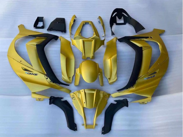 Discount 2011-2015 Gold Black Kawasaki ZX10R Motorcycle Fairings Canada