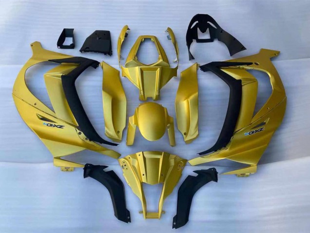 Discount 2011-2015 Gold Black Kawasaki ZX10R Motorcycle Fairings Canada