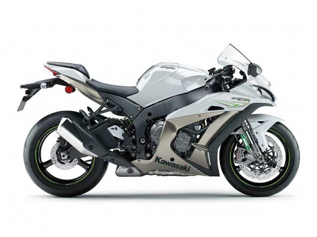 Discount 2016-2020 Pearl White Green Kawasaki ZX10R Motorcycle Fairings Canada