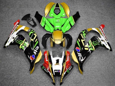 Discount 2016-2020 Green Gold White Red Black Elf Monster Kawasaki ZX10R Motorcycle Fairings Canada