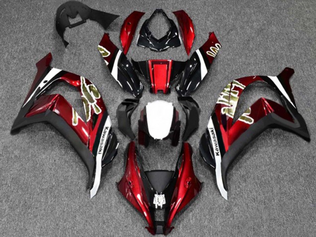 Discount 2016-2020 Red Glossy Black White Kawasaki ZX10R Motorcycle Fairings Canada