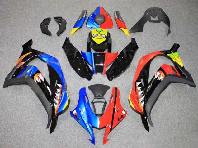 Discount 2016-2020 Blue Red Yellow Black Shark Kawasaki ZX10R Motorcycle Fairings Canada
