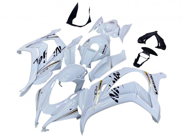 Discount 2016-2020 White Gold Black Kawasaki ZX10R Motorcycle Fairings Canada