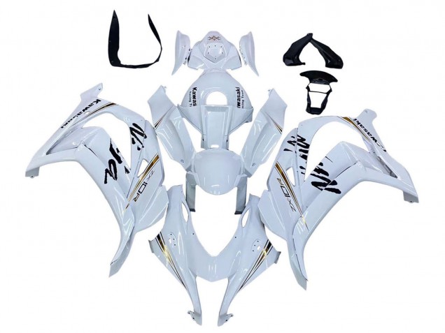 Discount 2016-2020 White Gold Black Kawasaki ZX10R Motorcycle Fairings Canada