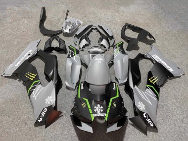Discount 2021-2025 Grey Matte Black Green White Elf Snow Monster Kawasaki ZX10R Motorcycle Fairings Canada