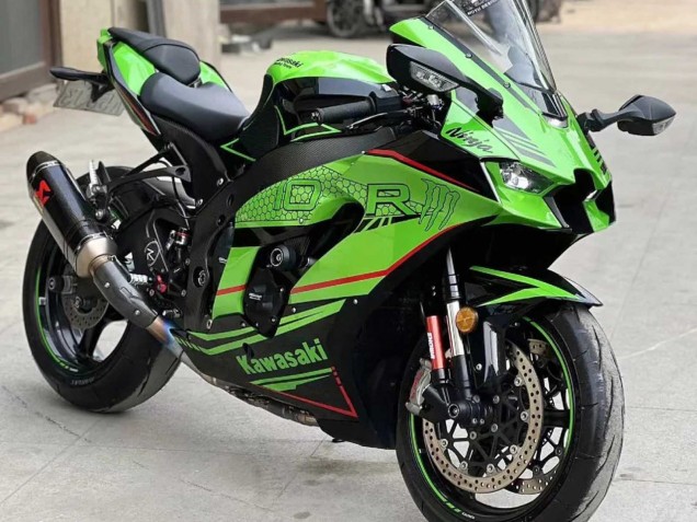 Discount 2021-2025 Green Glossy Black Kawasaki ZX10R Motorcycle Fairings Canada