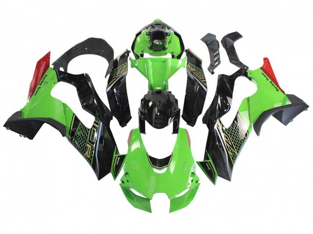 Discount 2021-2025 Green Black Red Honeycomb Kawasaki ZX10R Motorcycle Fairing Canada
