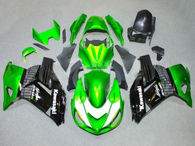 Discount 2006-2011 Grren White Glossy Black Kawasaki ZX14R ZZR1400 Motorcycle Fairings Canada