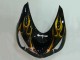 Discount 2006-2011 Glossy Black Gold Flame Kawasaki ZX14R ZZR1400 Motorcycle Fairings Canada