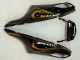 Discount 2006-2011 Glossy Black Gold Flame Kawasaki ZX14R ZZR1400 Motorcycle Fairings Canada
