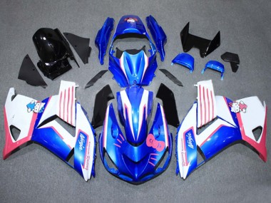 Discount 2006-2011 Blue White Pink Kawasaki ZX14R ZZR1400 Motorcycle Fairings Canada