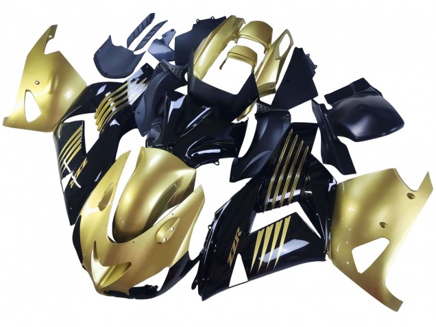 Discount 2006-2011 Gold Black Kawasaki ZX14R ZZR1400 Motorcycle Fairings Canada
