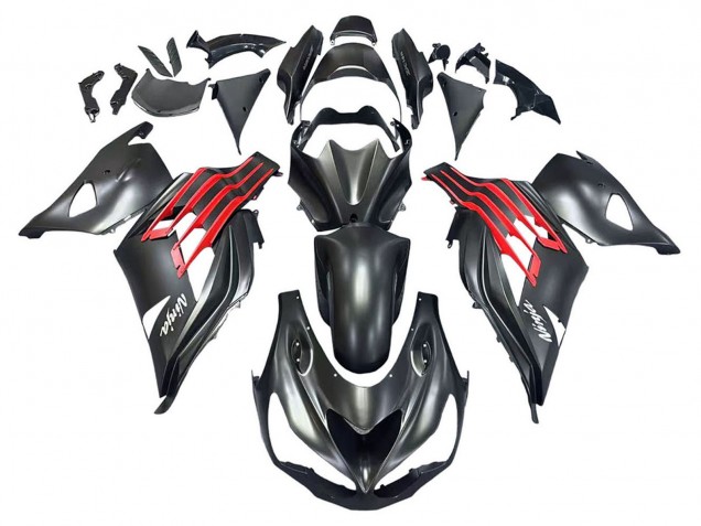 Discount 2012-2024 Matte Black Red White Ninja Kawasaki ZX14R ZZR1400 Motorcycle Fairings Canada