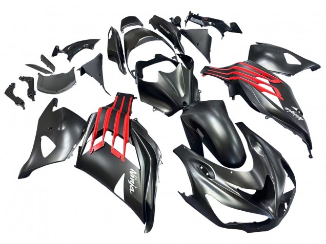 Discount 2012-2024 Matte Black Red White Ninja Kawasaki ZX14R ZZR1400 Motorcycle Fairings Canada