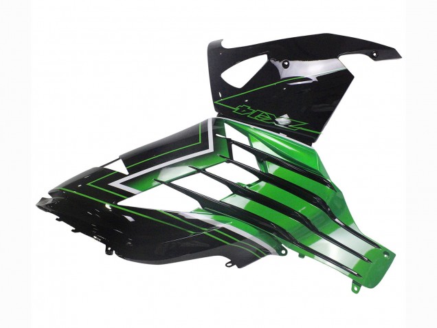 Discount 2012-2024 Green Glossy Black Stripe Kawasaki ZX14R ZZR1400 Motorcycle Fairings Canada