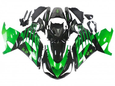 Discount 2012-2024 Green Glossy Black Kawasaki ZX14R ZZR1400 Motorcycle Fairing Kits Canada
