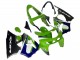 Discount 1998-1999 Green White Blue Silver Glossy Black Kawasaki ZX6R Motorcycle Fairings Canada