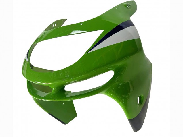 Discount 1998-1999 Green White Blue Silver Glossy Black Kawasaki ZX6R Motorcycle Fairings Canada