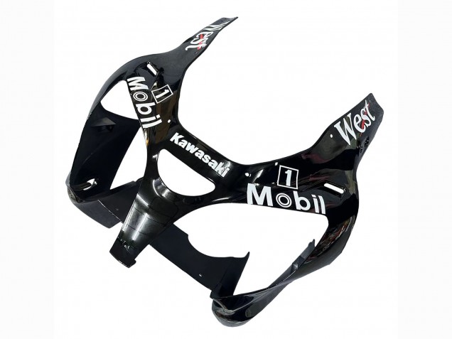 Discount 2000-2002 Glossy Black White West Michelin Kawasaki ZX6R Motorcycle Fairings Canada