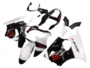 Discount 2000-2002 White Black Red Monster Kawasaki ZX6R Motorcycle Fairings Canada