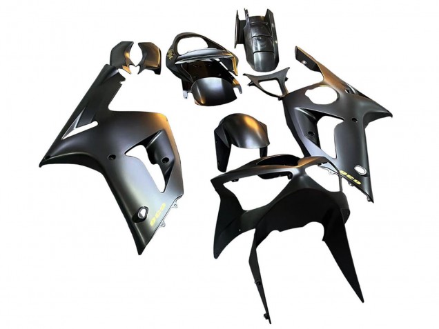 Discount 2003-2004 Matte Black Glod 636 Kawasaki ZX6R Motorcycle Fairings Canada