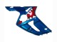 Discount 2003-2004 Blue White Red Shark Kawasaki ZX6R Motorcycle Fairings Canada