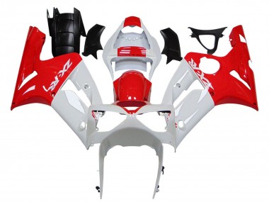 Discount 2003-2004 White Red Kawasaki ZX6R Motorcycle Fairings Canada