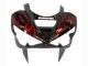 Discount 2003-2004 Glossy Black Red Flame Kawasaki ZX6R Motorcycle Fairings Canada