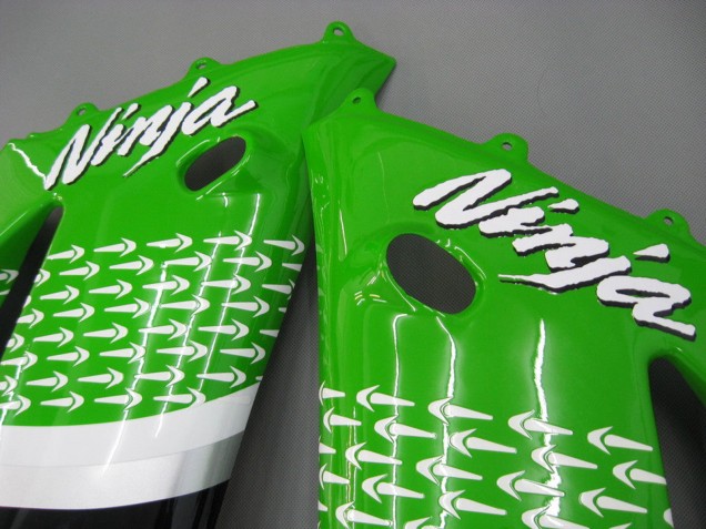 Discount 2003-2004 Green White Black Elf Bridgestone Kawasaki ZX6R Motorcycle Fairings Canada