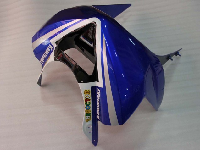 Discount 2003-2004 White Blue Red Fiat Kawasaki ZX6R Motorcycle Fairings Canada
