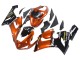 Discount 2005-2006 Orange Black Kawasaki ZX6R Motorcycle Fairing Canada